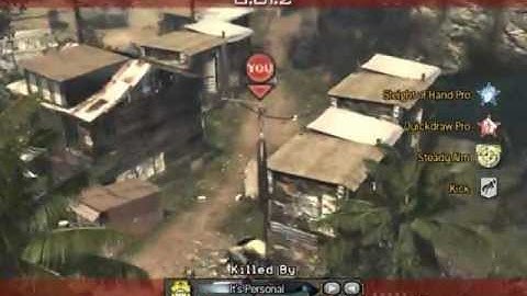 MW3- Random Throwing Knife kill