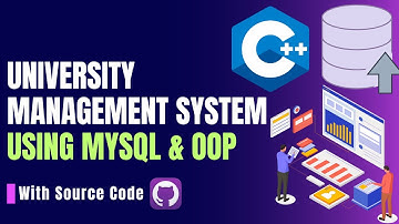 How to create University Management System in C++ using MySQL & OOP | With source code | Urdu/Hindi