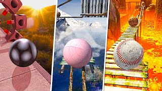 Going Balls vs Rollance Adventure Balls vs Extreme Ball Balancer 3D - Super Realistic Balls Race screenshot 4