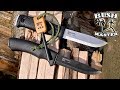 Нож Mora Bushcraft Black против Mora Garberg. Ножи для леса.