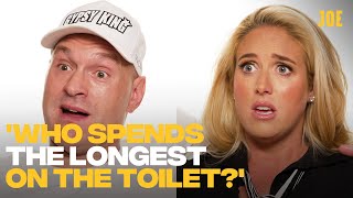 Tyson Fury & Paris argue over who wears the trousers in their relationship 👀
