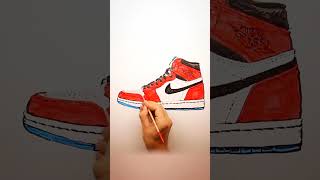 Как нарисовать кроссовки Джордан Эйр | How to draw Jordan Air sneakers | CrossMania