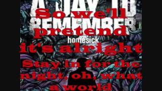 A Day To Remember-Have Faith In Me (Lyric Video)