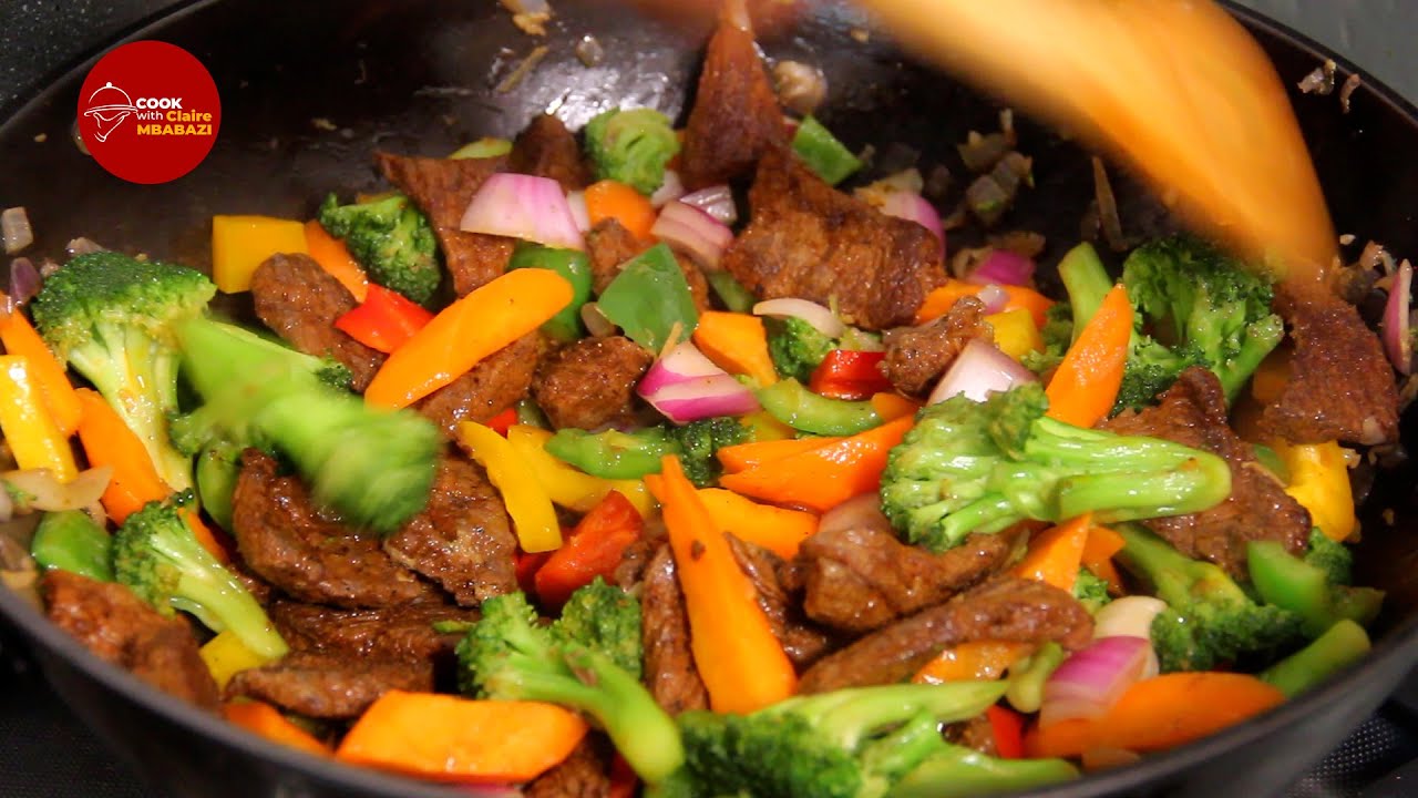 GUTEKA// IMBOGA ZUZUYE INTUNGAMUBIRI / BROCOLI N' INYAMA /BEEF BROCOLI