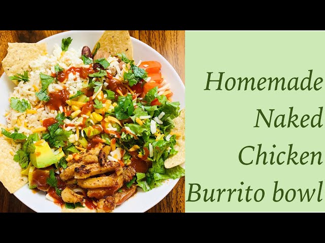 Naked Chicken Burrito Bowl Meal Prep