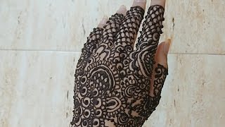 Full hand mehendi design 