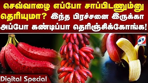 செவ்வாழை எப்போ சாப்பிடணும்னு தெரியுமா? இந்த பிரச்சனை இருக்கா? அப்போ கண்டிப்பா தெரிஞ்சிக்கோங்க!