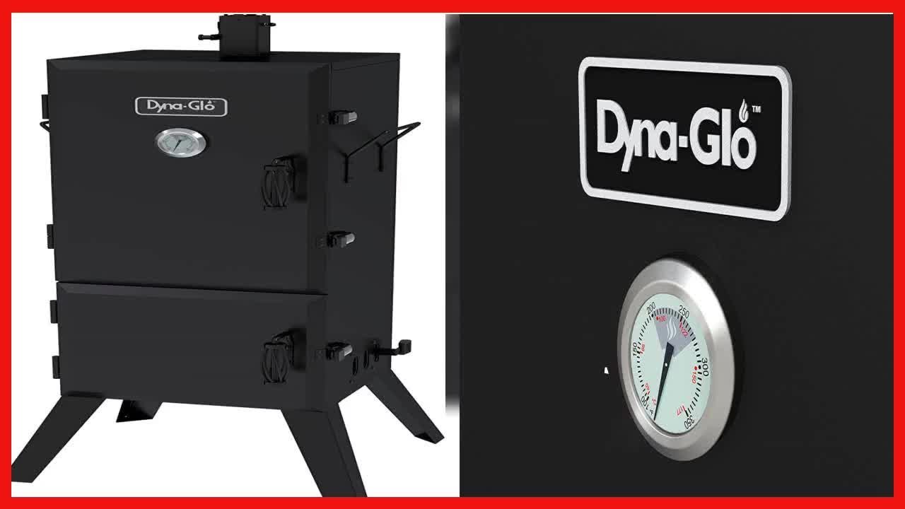 Dyna-Glo DGX780BDC-D 36 Vertical Charcoal Smoker - YouTube