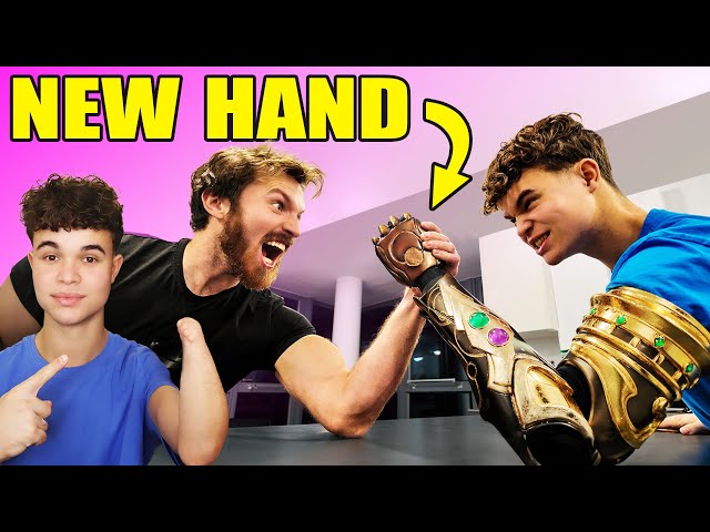 I built this YouTuber a Bionic Hand! class=