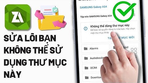 Cách khắc phục không sử dụng được thư mục này 2024 | không thể sử dụng thư mục này