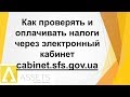 Как проверять и оплачивать налоги через электронный кабинет. 2018 г.