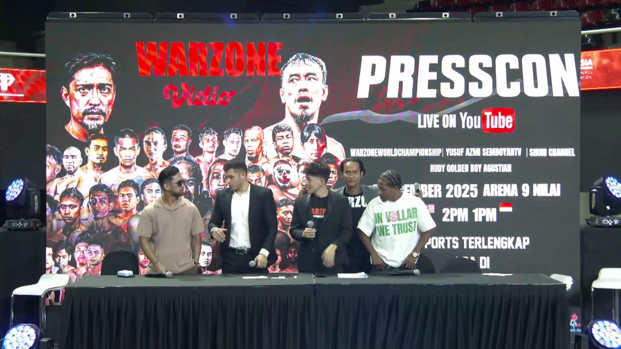 WARZONE PRESS CONFERENCE – LIVE