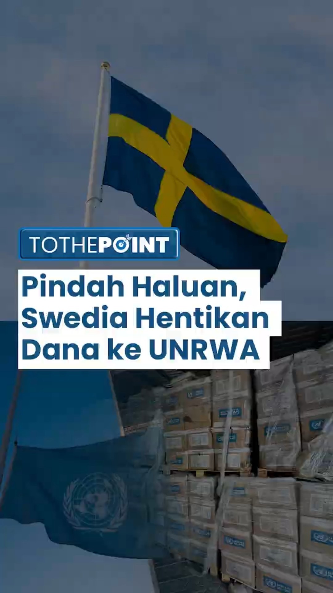 Swedia Beralih! Tak Lagi Kirim Bantuan ke Gaza Lewat UNRWA karena Dilarang Israel Akhir Januari