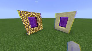 Two Types Of Portal In Minecraft