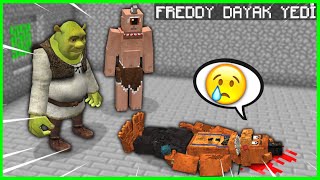 TEPEGÖZ VE SHREK BİRLEŞİP FREDDYİ DÖVDÜ! 😱 - Minecraft