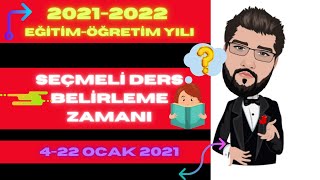 Seçmeli̇ Dersler 2021 2022