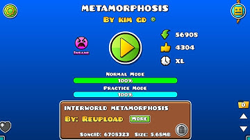 "Metamorphosis" by Kim gd | GDPS editor 2.2 subzero (niveles random de gd)
