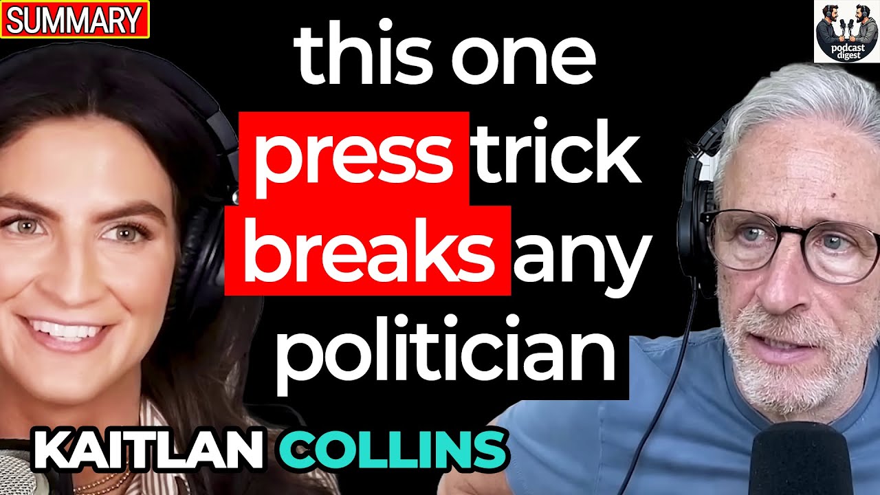 Kaitlan Collins on Trump, Lies, and the Secret Weapon Reporters Use | Weekly Show with Jon Stewart