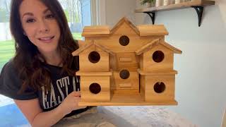 Bird House - 10 Hole Bird House Overview | Is it Worth It? #ad #amazoninfluencer