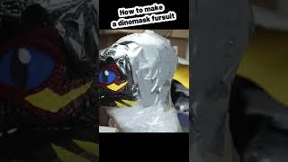 How To Make A Dinomask Fursuit #fursuitmaker #fursuit #costume #tutorial #howto #dinomask