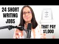 24 short writing jobs that pay up to 1000  easy online writing jobs to work from home