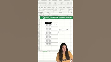 Monat im Textformat extrahieren #excel #datum #exceltips #exceltutorial #daten