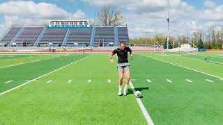 Football Ball Mastery Skills: Double Scissors Combination