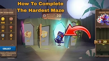 New Maze Of Treasure Tips To Complete || Zooba