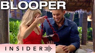 BLOOPER: Demi Shows Colton Her Prison Gifts | The Bachelor Insider