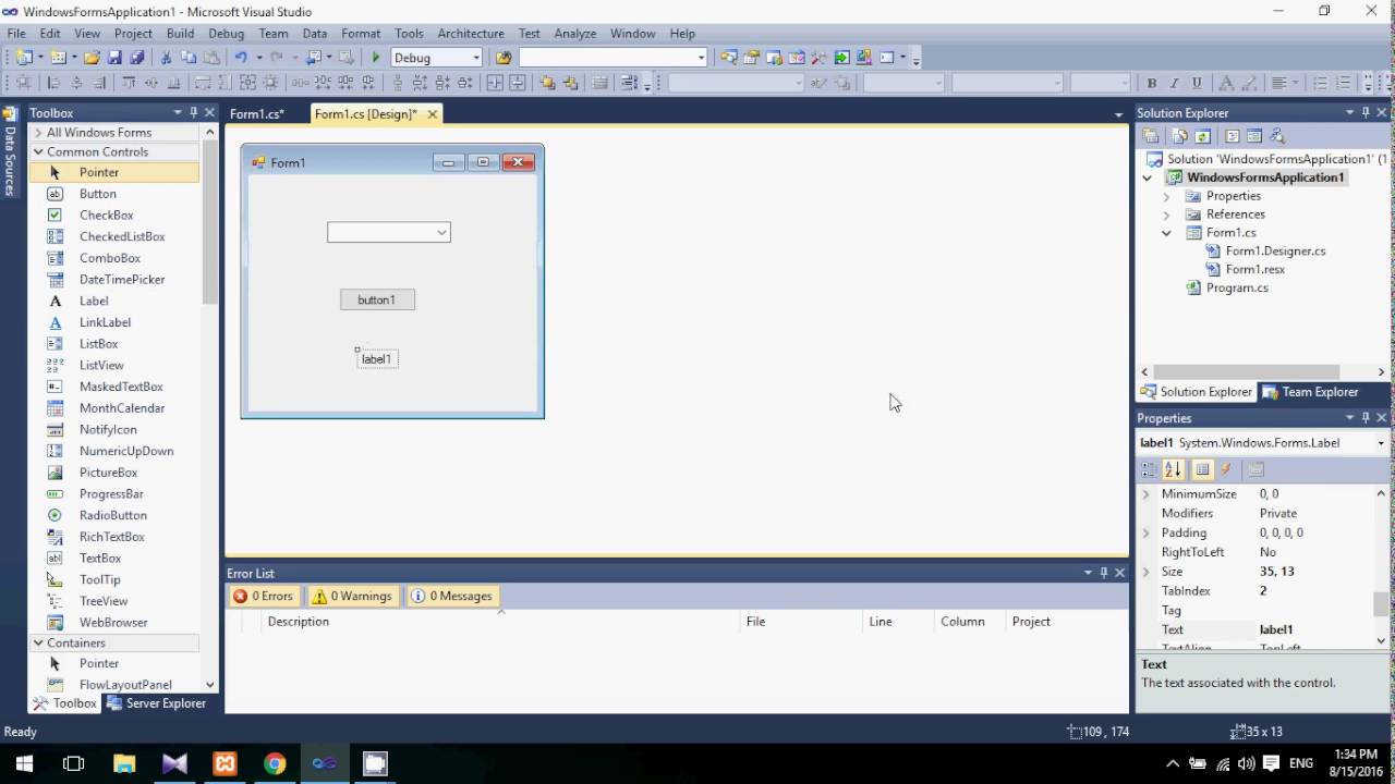 c# combobox - YouTube