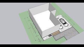 SketchUp สร้างโมเดลบ้าน โดยนำเข้าแปลนบ้านมาใช้งาน