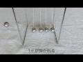 ニュートンのゆりかご       Newton's cradle