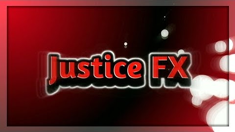 Justice Fx 2d intro 100% made on android.