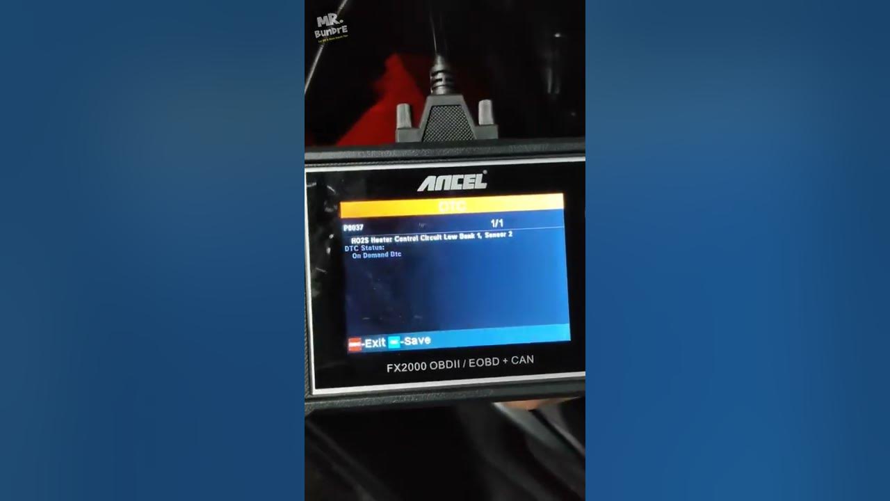 MAZDA 3 2005 P0037 Bank 1 Sensor 2 | Oxygen Sensor Fault Code and