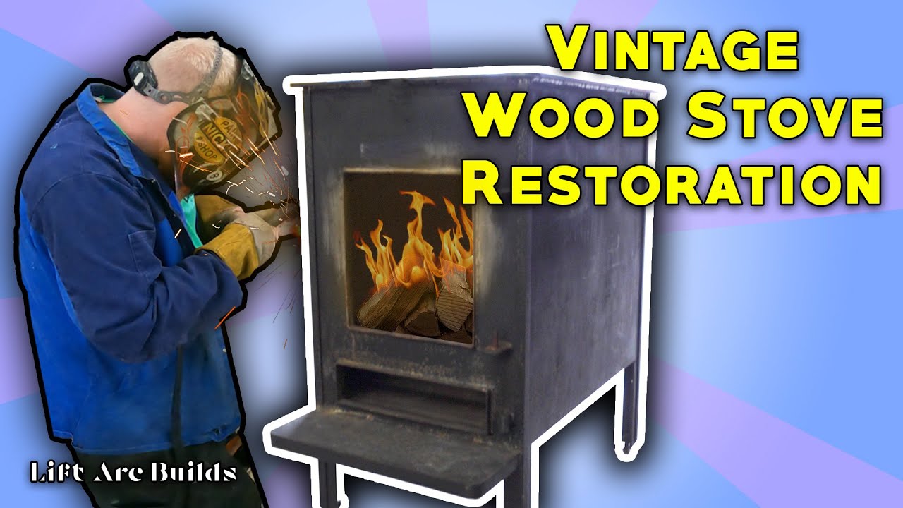 Finished the install of vintage Aurora Wood Stove : r/woodstoving