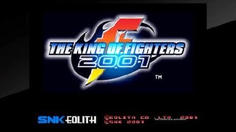 ACA NEOGEO THE KING OF FIGHTERS 2001 Intro Video
