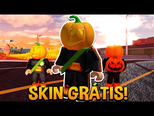 O MELHOR AVATAR GRÁTIS de HALLOWEEN 2020 e COMO FAZER SKINS de HALLOWEEN  BARATAS no ROBLOX 🎃😱 