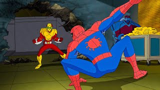 Spider-Man vs. The New Enforcers in a High-Stakes Heist | The Spectacular Spider-Man
Stream the full series here: https://amzo.in/show/jlq/the-spectacular-spider-man-2008
Having spent the summer engaging common criminals with his new-found powers, not so typical 16-year-old Peter Parker must conceal his secret identity and battle super-villains in the real world as he enters his junior year of high school.
© Sony Pictures Spider-Man vs. The New Enforcers in a High-Stakes Heist | The Spectacular Spider-Man