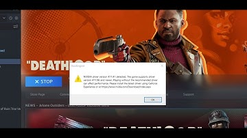 Fix DEATHLOOP Error NVIDIA Driver Version The Game Supports Version 471.96 And Newer