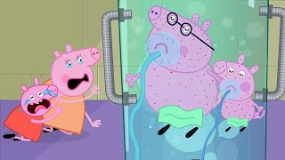 Poor George and Dad!!! What happened???? Peppa Pig Funny Animation