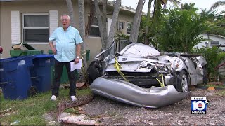 Elderly man still seeking answers after February crane collapse crushed his car