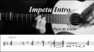 PDF Sample Impetu Intro guitar tab & chords by Hakan İzzet Mola.