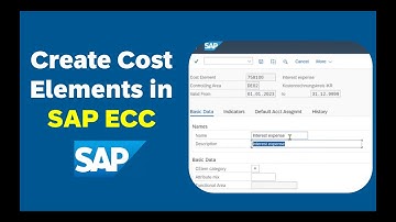 How to Set Up and Manage Cost Elements in SAP ECC – Full Guide!