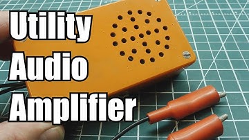 Build An Utility Audio Amplifier  / LM386