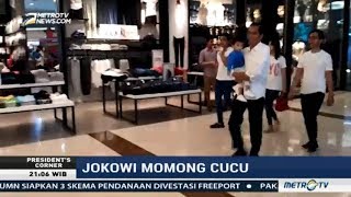 President's Corner - Momong Cucu, Jokowi: Bahagia Itu Sederhana