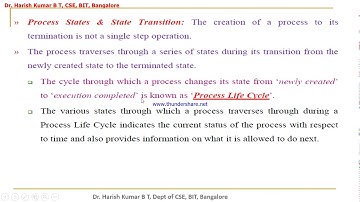 Tasks, Processes and Threads 1 of 2