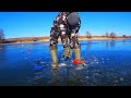 Ловля на жерлицы зимой ДУПЛЕТ НА ЖЕРЛИЦЕ подводная съемка