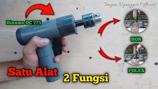 DIY... DRILL from DC 775 dynamo and pvc pipe // official idle hands