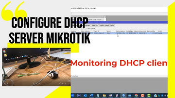 How to configure dhcp server in mikrotik router for internet access