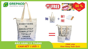 Túi xách nữ vải canvas bố tote đeo vai chéo mini đi chơi học công sở đựng laptop đẹp